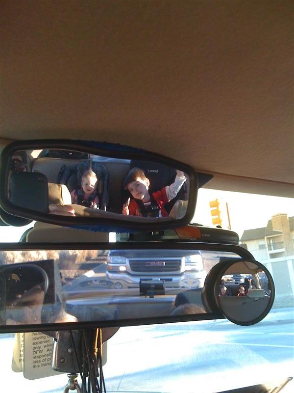 Alex&Jess-Beast.jpg - Hanging in the back of the "beast" with Alex...