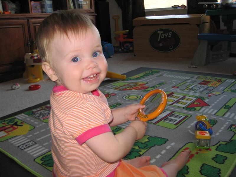 PlayingInLivingRoom.JPG - Just lookin' for clues!?...