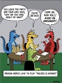DragonsPlayHouseAndHumans
